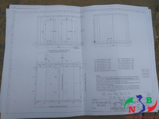 Thiết kế sơ đồ kho lạnh - Công Ty Cổ Phần Cơ Điện Lạnh Nam Bắc